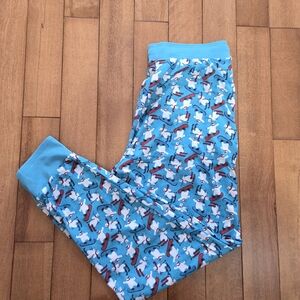 🆕️ Nightzone Blue Polar Bear Mens Pajama Pants Size M